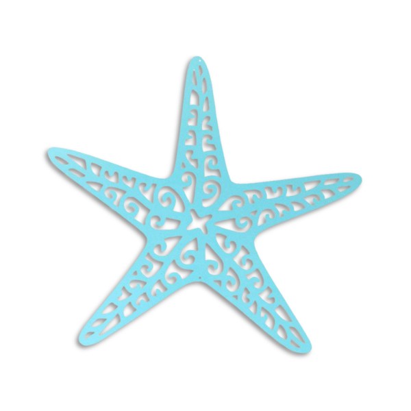 Wholesale starfish Metal Wall Art Gauge Powder Steel Weather Proof Made USA Stra