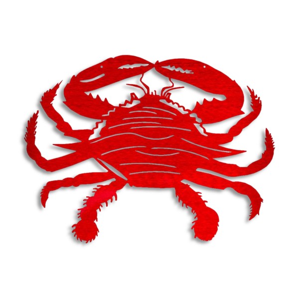 Wholesale crab Metal Wall Art Gauge Powder Steel Weather Proof Made USA Strategi