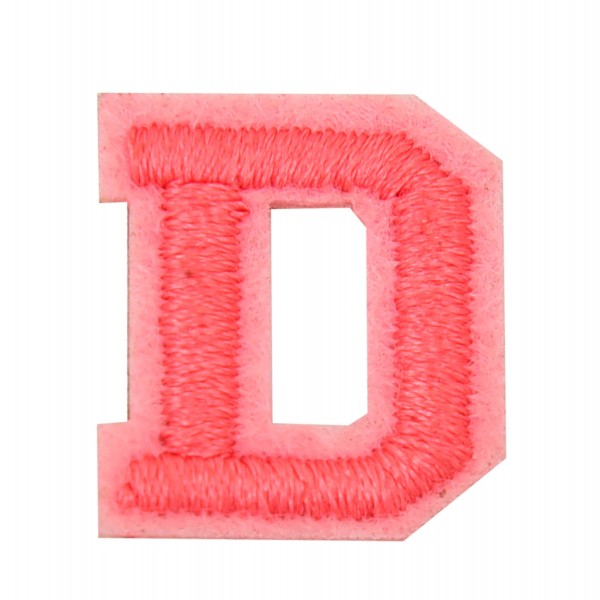 Wholesale small Embroidered Initial Patch M Adhesive Back Quick Application Sew