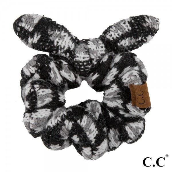 C.C Exclusives SCR-01
Leopard print, bow top knit scrunchie

- 47% Viscose, 29% Polyester, 24% Nylon
- Hand wash in cold only