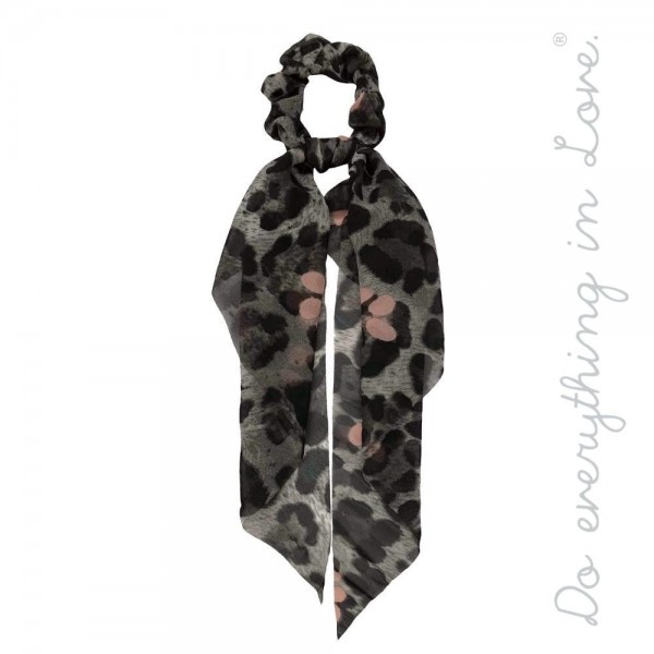 Do everything in Love Brand Leopard Print Sheer Pony Scarf.

- One size
- Approximately 11" L
- 100% Polyester