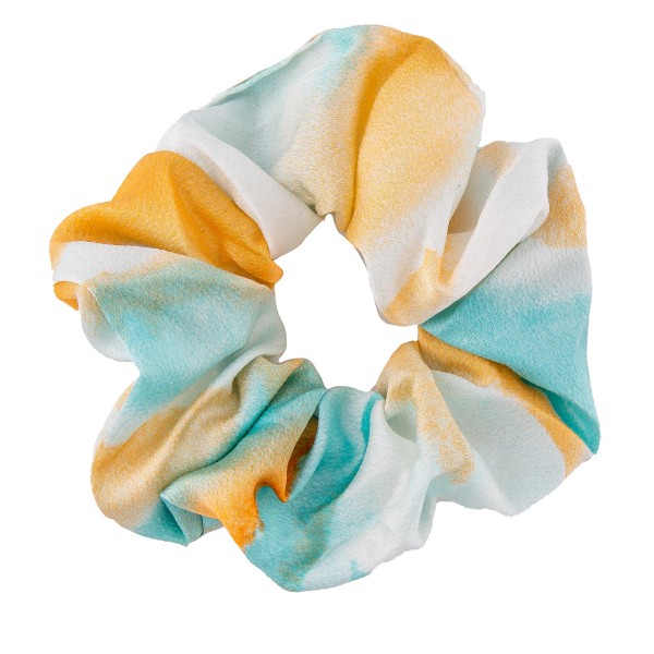Silky Tie-Dye Hair Scrunchie.

- One size fits most
- 100% Polyester