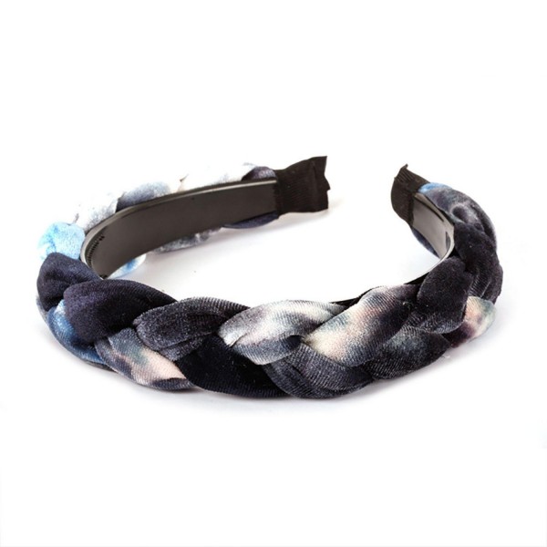 Wholesale tie Dye Headband Braided Details One Fits Most