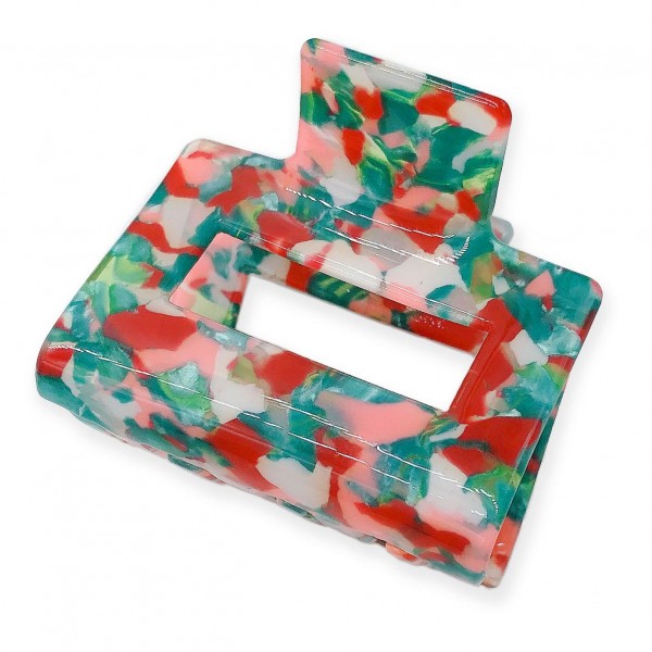 Acrylic Jaw Clip. 

- 100% Acrylic 
- Approximately 2" Long