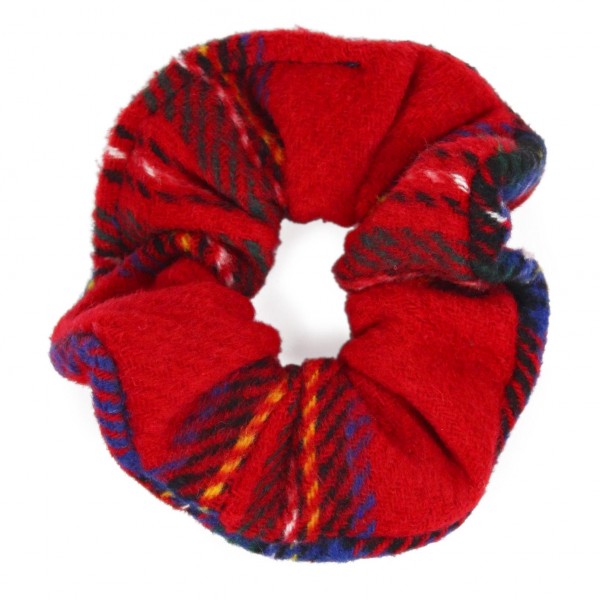 Plaid Fabric Scrunchie.

- One Size