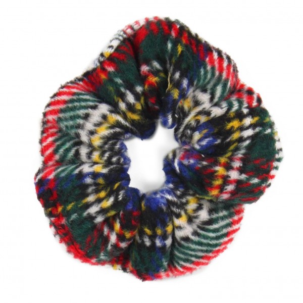 Wholesale plaid Fabric Scrunchie One