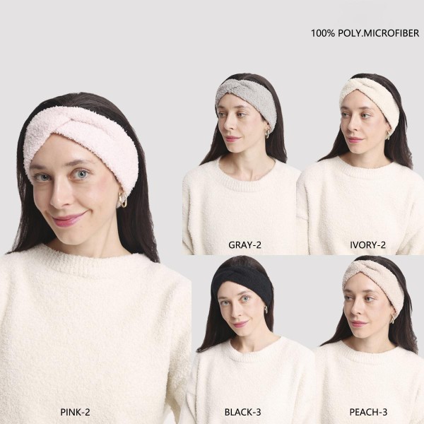 Super Soft Fuzzy Knit Headwraps ( Assorted 12 Pack)


- Assorted Colors (5 Colors Per Pack)
- 12 Headwraps Per Pack- One Size Fits Most
- 4" Band Width
- 100% Polyester