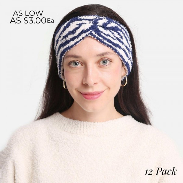 Super Soft Fuzzy Knit Headwraps ( Assorted 12 Pack)


- Assorted Colors (6 Colors Per Pack)
- 12 Headwraps Per Pack- One Size Fits Most
- 4" Band Width
- 100% Polyester
