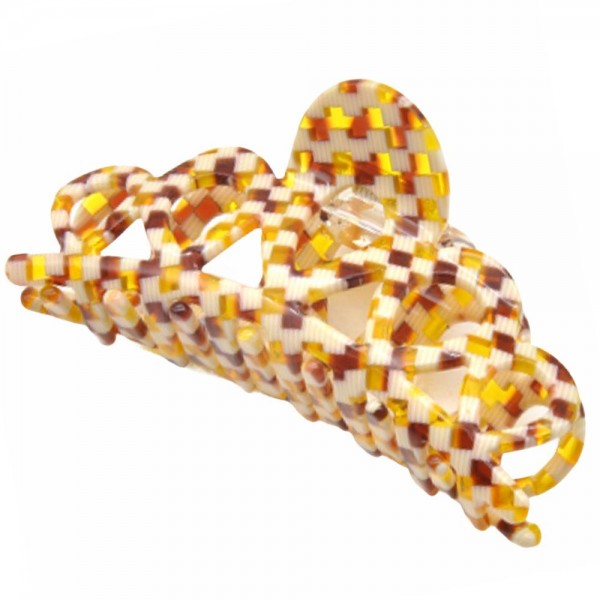 Large Acrylic Hair Claw Clip.

- Approximately 4" Long