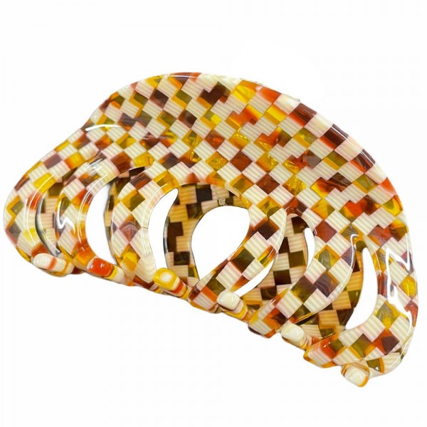 Acrylic Hair Claw Clip.

- Approximately 3.5" Long