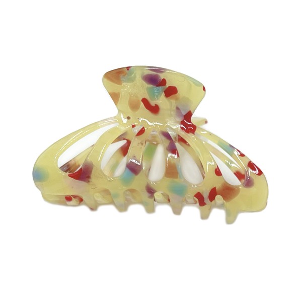 Acrylic Confetti Hair Clip

- Approximately 4" Wide