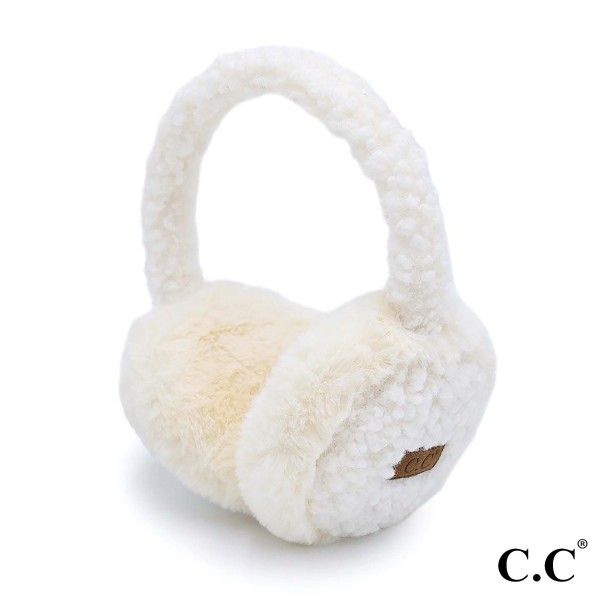 Wholesale c C EM Faux Fur Sherpa Ear Muffs One Fits Most Adjustable Band Polyest