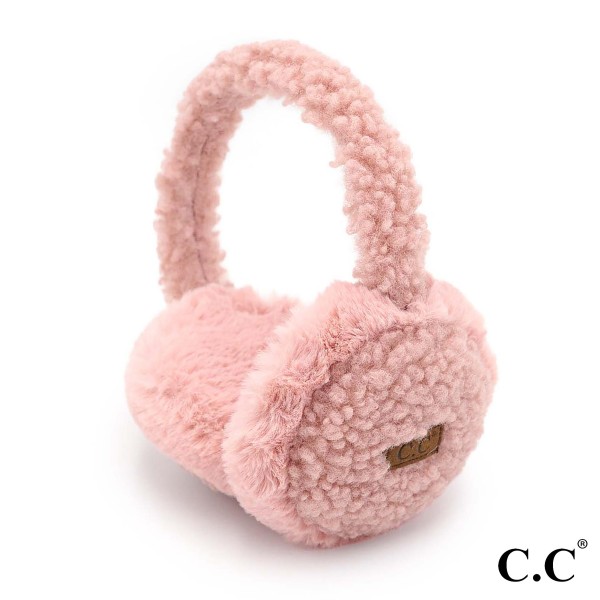 Wholesale c C EM Faux Fur Sherpa Ear Muffs One Fits Most Adjustable Band Polyest