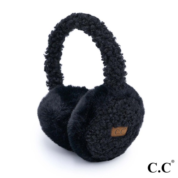 Wholesale c C EM Faux Fur Sherpa Ear Muffs One Fits Most Adjustable Band Polyest