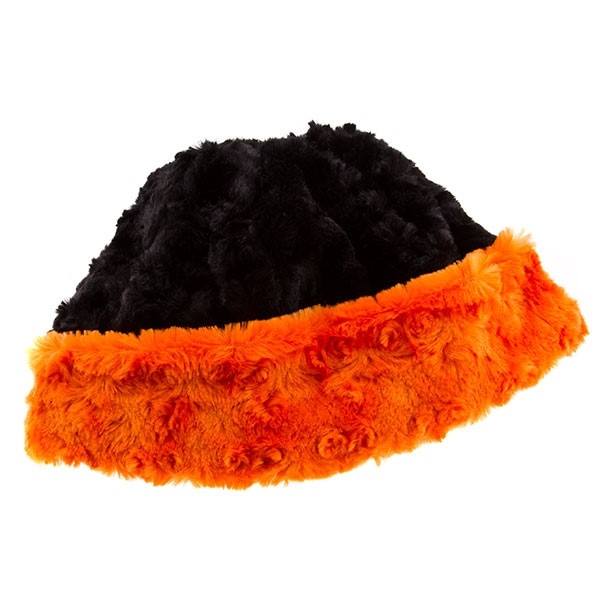 Wholesale black orange youth hat