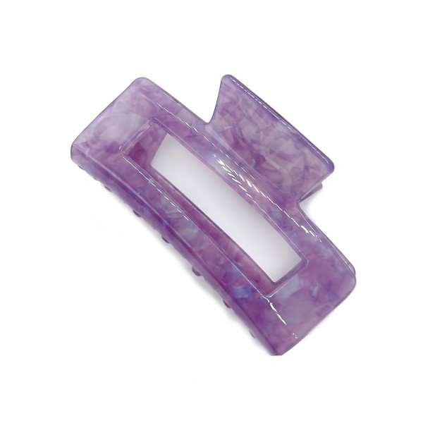 Do Everything In Love Rectangular Resin Hair Claw

- Approximately 3" L 