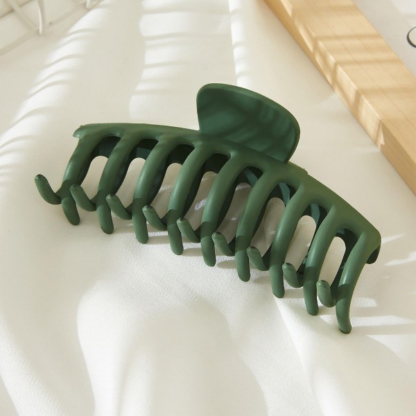 Large Solid Color Matte Hair Claw.

- Approximately 4.25" L