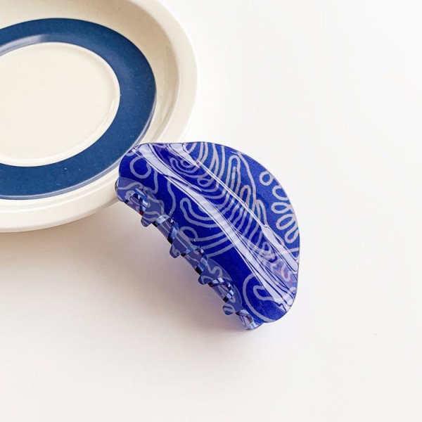 Wholesale floral Print Hair Clip W