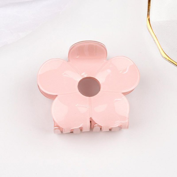 Wholesale solid Color Acetate Flower Hair Clip W