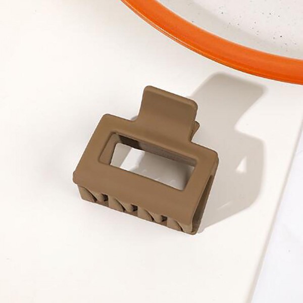 Wholesale small Matte Rectangle Hair Claw Clip L