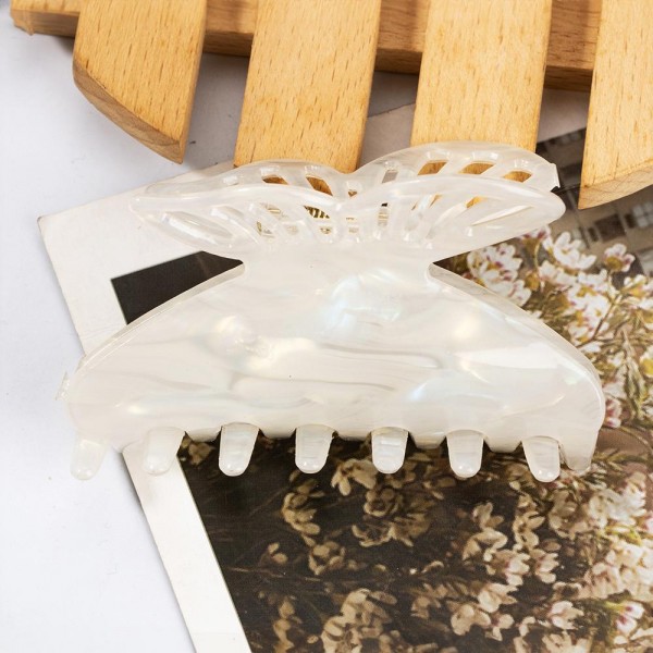 Hollow Butterfly Acetate Claw Hair Clip

- Approximately 3" L