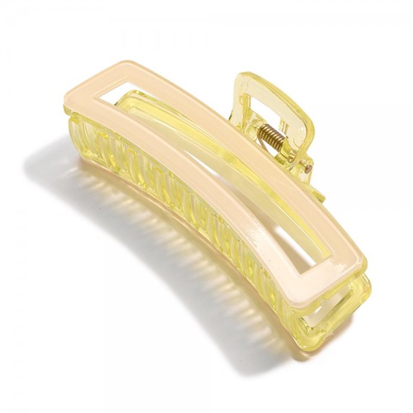 Wholesale hollow Acetate Claw Hair Clip L