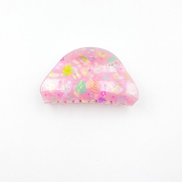Wholesale marbled Easter Eggs Bunny Claw Hair Clip L
