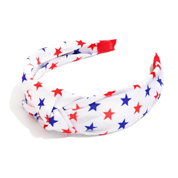 Wholesale americana Stars Knotted Headband One Fits Most