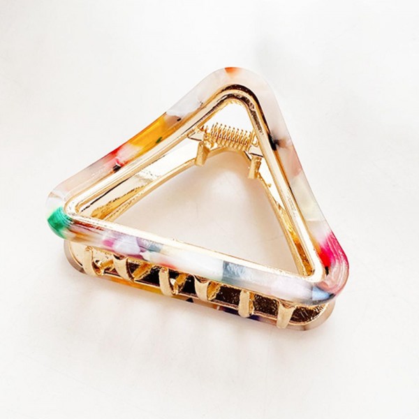 Acetate Triangle Claw Hair Clip 

Approximately 2" L