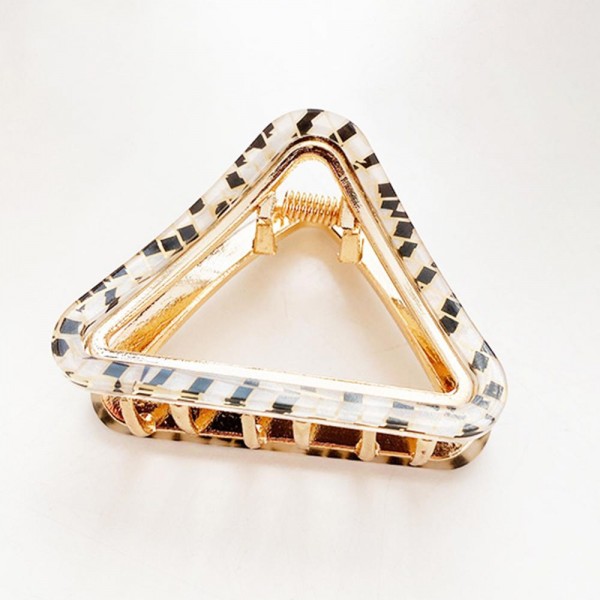 Acetate Triangle Claw Hair Clip 

Approximately 2" L