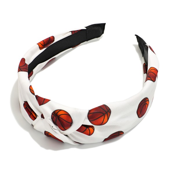 Wholesale basketball Print Knotted Headband One Fits Most