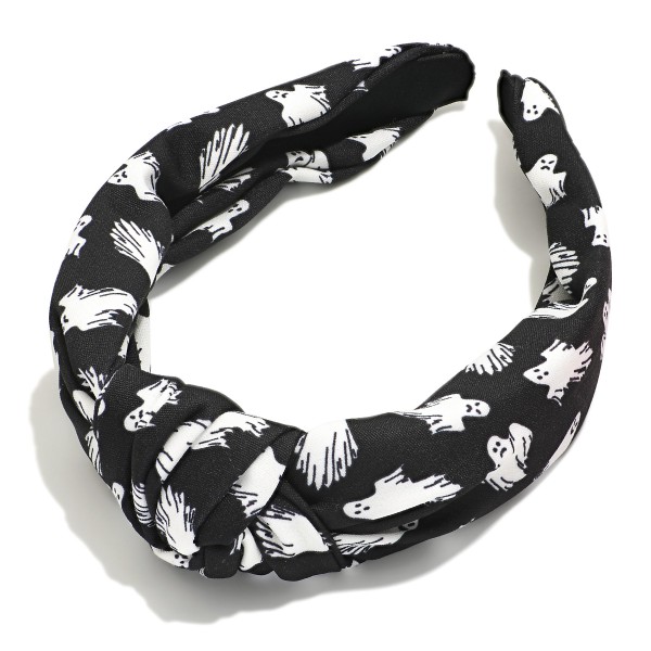 Wholesale ghost Print Knotted Headband One Fits Most