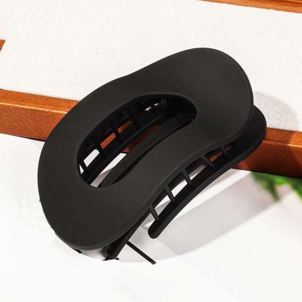 Flat Hollow Oval Claw Hair Clip 

- Approximately 4" L