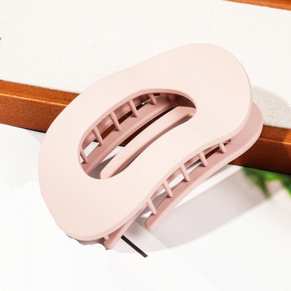 Flat Hollow Oval Claw Hair Clip 

- Approximately 4" L