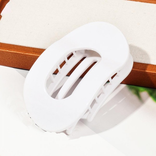 Flat Hollow Oval Claw Hair Clip 

- Approximately 4" L