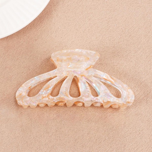 Glitter Marbled Acetate Claw Hair Clip 

- Approximately 3.75" L