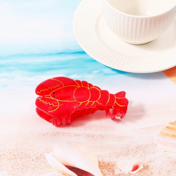 Marbled Acetate Lobster Claw Hair Clip 

- Approximately 4" L