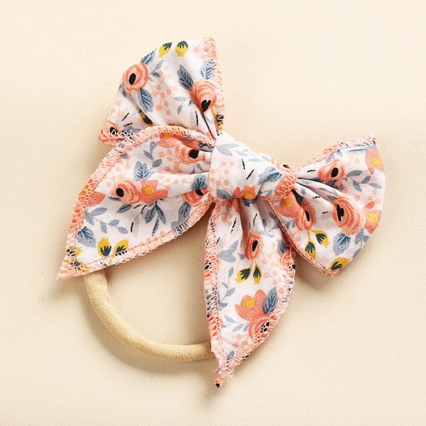 Printed Bow Hair Tie 

- Approximately 3.5" L