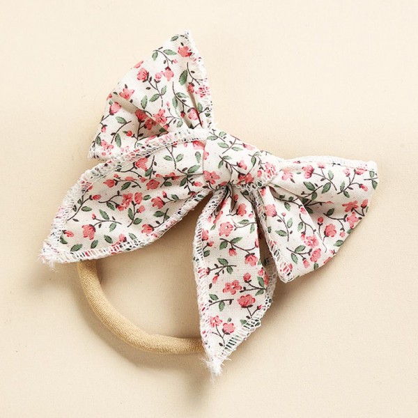 Printed Bow Hair Tie 

- Approximately 3.5" L