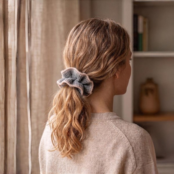 Soft Satin Hair Scrunchie with a silky-smooth finish that's gentle on strands and helps prevent creases and breakage. The elastic core holds ponytails, buns, and half-up styles securely all day while adding an elevated, polished touch. A proven impulse buy at checkout counters — boutique customers stock up on these easy grab-and-go hair accessories in multiples.