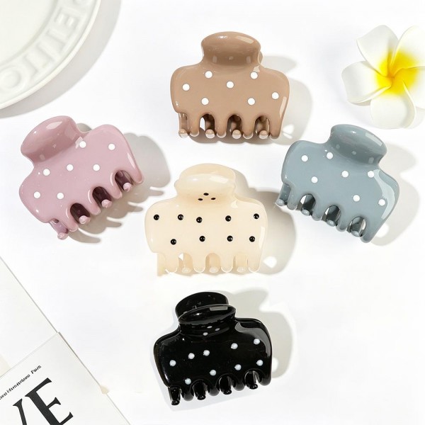 3d Polka Dot Claw Hair Clip

- Approximately 1.75" L