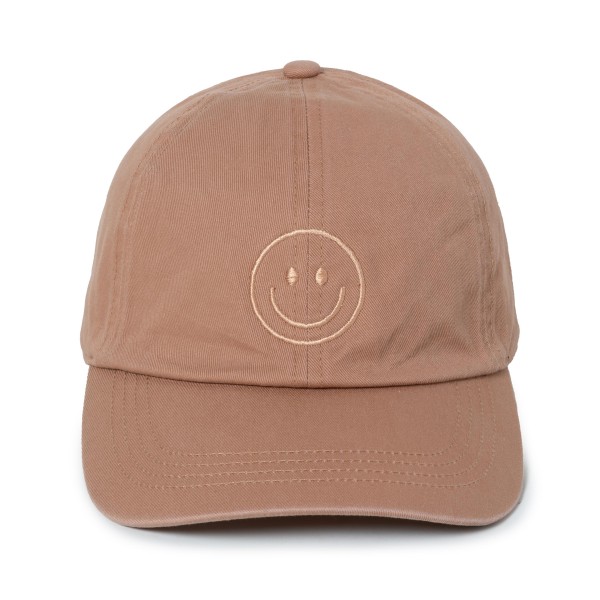 Wholesale happy Embroidered Baseball Cap One Fits Most Slide Buckle Adjustment C