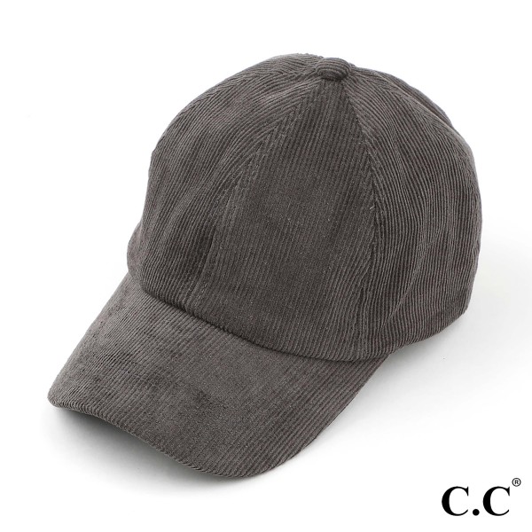 Wholesale c C BT Corduroy Criss Cross Pony Cap One Fits Most Velcro Adjustment