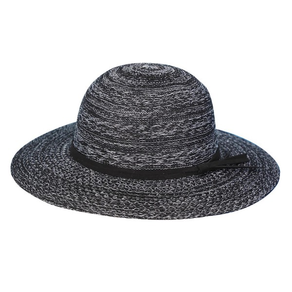 Wholesale mied Braided Sun Hat Suede Band One Fits Most Internal Adjustable Draw