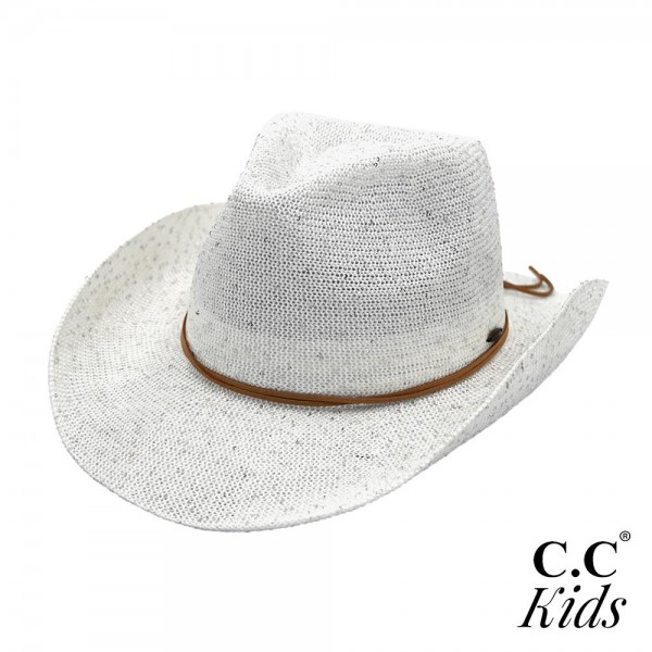 Wholesale c C KD CBC Sequin Cowboy Hat Suede String Band One KIDS Years Old Poly