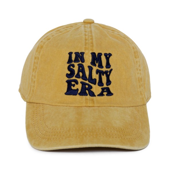 Wholesale my Salty Era Embroidered Baseball Cap One Fits Most Slide Buckle Adju
