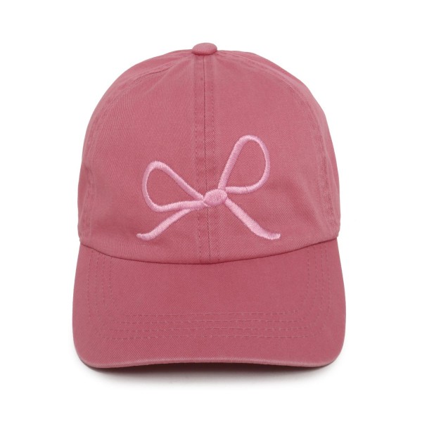 Embroidered Bow Baseball Cap

- One Size Fits Most
- Slide Buckle Adjustment
- 100% Cotton