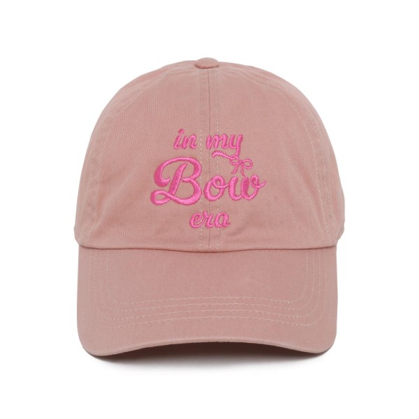 Embroidered 'in my Bow era' Baseball Cap

- One Size Fits Most
- Slide Buckle Adjustment
- 100% Cotton