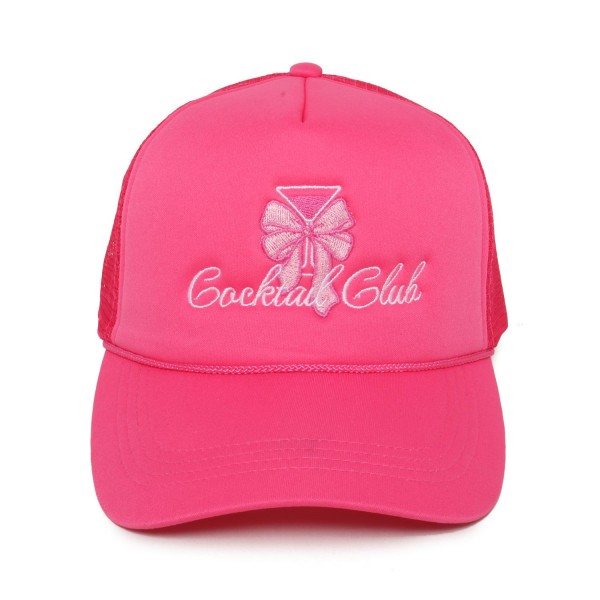 'Cocktail Club' Trucker Baseball Cap

- One Size Fits Most
- Adjustable Snap Back
- 100% Polyester