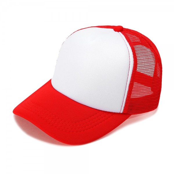 Wholesale blank Trucker Baseball Cap One Fits Most Adjustable Snap Back Polyeste